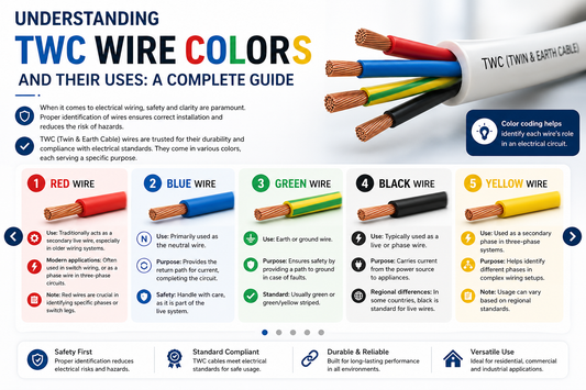 TWC Wire Color Codes and Their Uses | Complete Electrical Wiring Guide