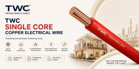 TWC Single Core Copper Wires – Safe, High-Quality, and Reliable Performance