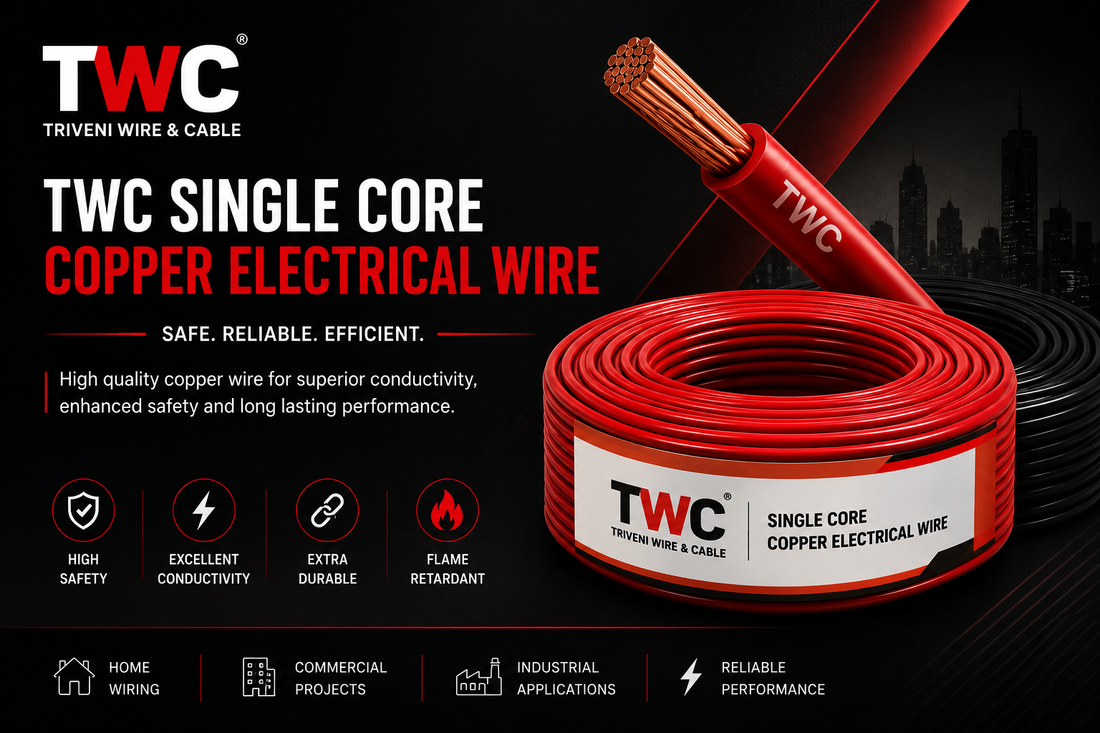 TWC Single Core Copper Electrical Wire in Delhi NCR | Safe & Reliable Wiring