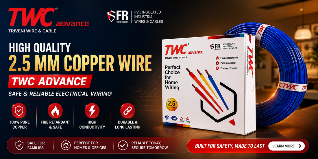 High Quality 2.5 MM Copper Wire TWC Advance | Safe & Reliable Electrical Wiring