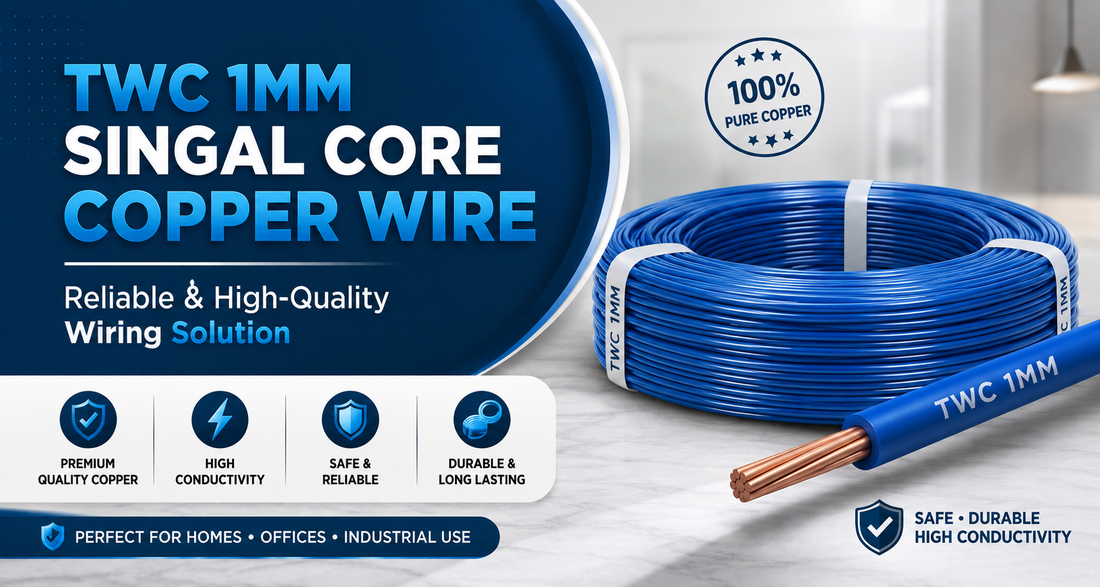 TWC 1MM Premium Copper Wire – Reliable & High-Quality Wiring Solution