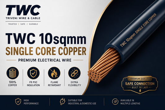 TWC 10sqmm Single Core Copper Electrical Wire | Advance Electrical Wiring Solutions