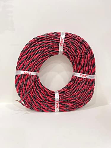 TWC Lite Flexible Double Core Electrical Wire |Assorted, 90 Meter |F01 14/76