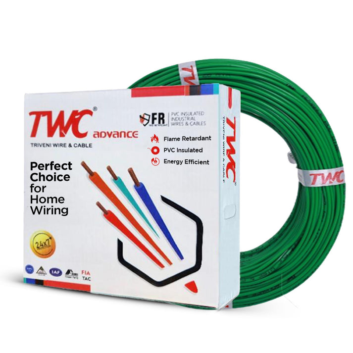 Buy TWC 1.5 Sqmm Single Core Copper Wire for House Wiring | FR ...